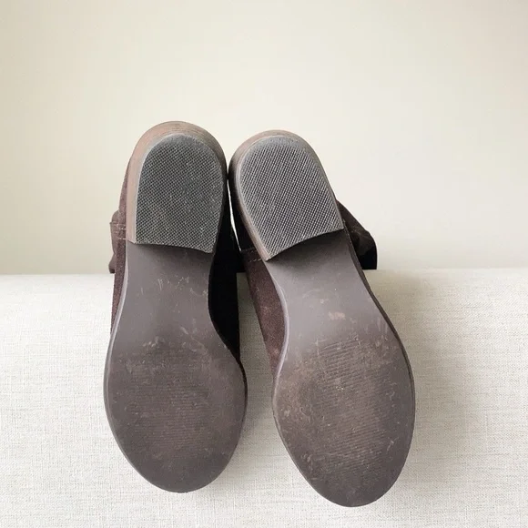 Vintage dark Brown Suede Cowboy Boots – Size 7.5 - Picture 5 of 5